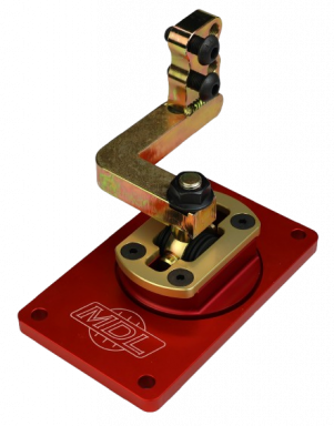 Qwik Stik Shifter, MDL Front Shift T5, Front Position, 2" Left, 1.950" - 2.450" FWD.