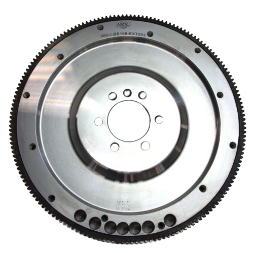 MDL Lightened Billet Steel Flywheel, Chevy, 168 tooth, 400 SBC 70-85 w/counter bal