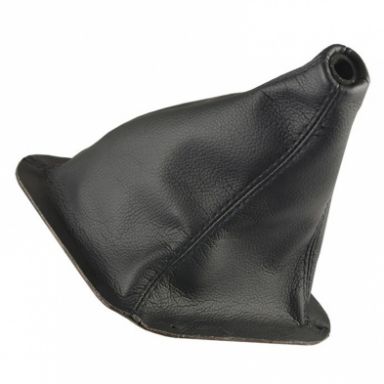 Shift boot only, 87-93 Mustang, Black Synthetic Leather
