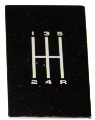 77-82 C3 Corvette 5-Speed Pattern Plate