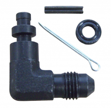 Fitting, Elbow, Male Roll Pin to Male AN4