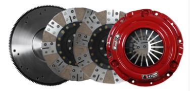 McLeod RXT Twin Disk Clutch Set with Flywheel, 07-11 Ford Mustang GT500 (1000-ft/lb)