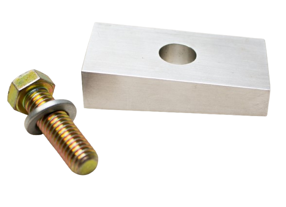 Trans mounting block spacer, 64.5-65 Falcon crossmember, T5 mount