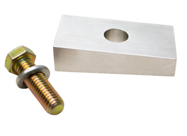 Trans mounting block spacer, 64.5-65 Falcon crossmember, T5 mount