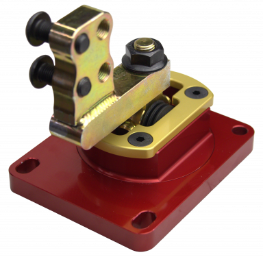 Qwik Stik Shifter, T56, TR6060, (T-5 S10, Camaro), Square Base, 2" Back Offset