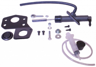 MDL LF Series 72-81 Camaro/Firebird Hyd Clutch Master Kit, Black Billet Reservoir