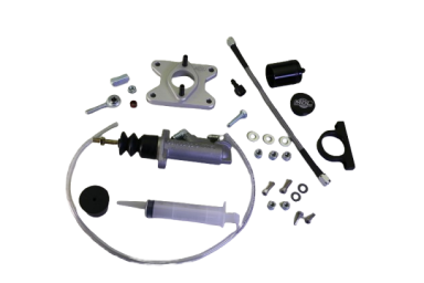 MDL LF Series 57-60 Ford F-Series Hydraulic Clutch Master Kit .700" bore, Black Billet Reservoir
