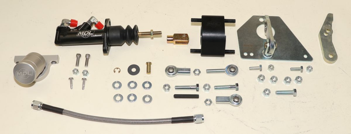 60-65 Falcon/Comet Clutch Master Kit Clear Billet Reservoir | MDL