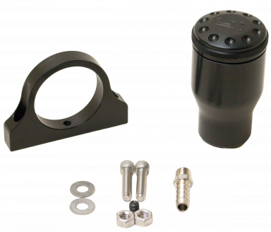 Ring Bros. Billet Reservoir black finish w/mount