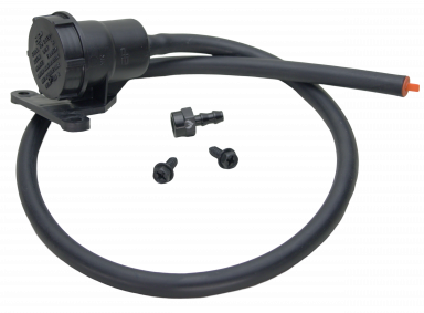 Reservoir Clutch Master Remote Black Plastic with 30" Black Hose and Black AN4 Female