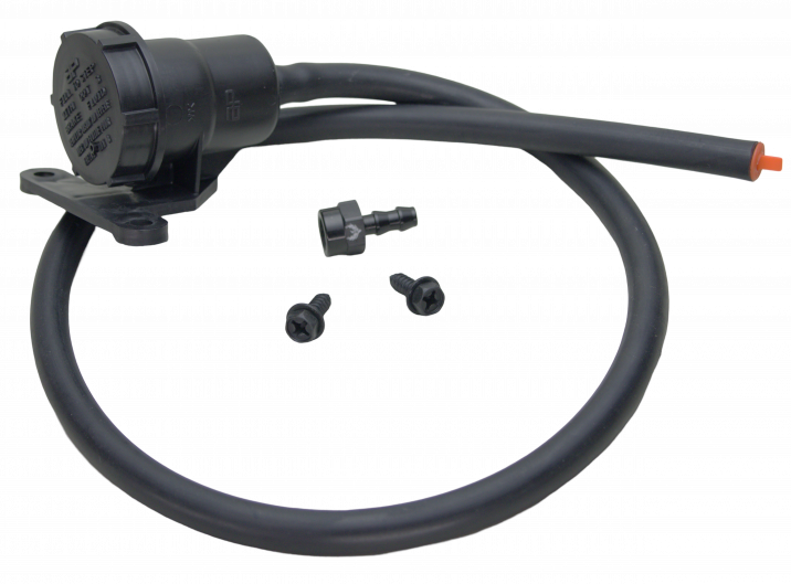 Reservoir Clutch Master Remote Black Plastic with 30" Black Hose and Black AN4 Female