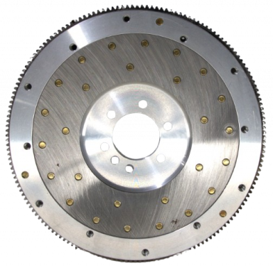 MDL Aluminum Flywheel, Chevy 168 tooth 400 SBC 70-85 w/counter bal 2 piece crank seal