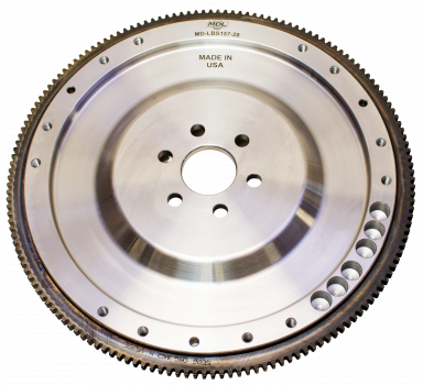 MDL Lighten Billet Steel Flywheel, Ford SB, 157 Tooth, 10" 10.5" clutch patterns,  28oz imbalance