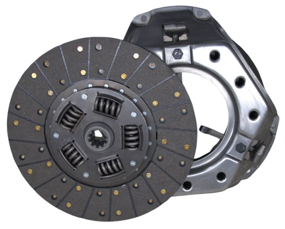 MDL Superior  Ford Y-block/Flat head, 11"long pattern, 3-finger pressure plate, Organic Facings