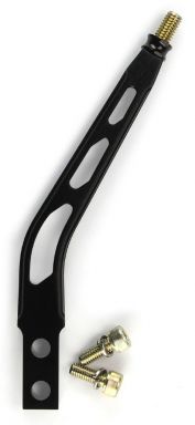 6" Black Billet Aluminum Lokar layback Shift lever-3/8";-16 thread