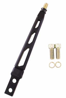 6" Black Billet Aluminum Lokar Straight Shift lever-3/8"-16 thread