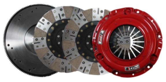 McLeod RXT1000 Clutch Set Sprung hub 26 spline, with Steel F/W, LS with 8 bolt Crank