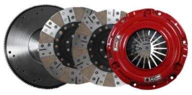 McLeod RXT1000 Clutch Set Sprung hub 26 spline, with Alum F/W, LS with 8 bolt Crank