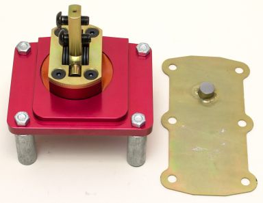 Qwik Stik Shifter TKO 500/600 Mid-shift 1" Left Straight Up - .500" FWD No Stops with cover plate
