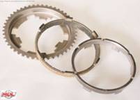 A group of metal gears