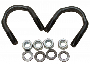 U-bolts, 1-1/8" for u-joints, set of 2