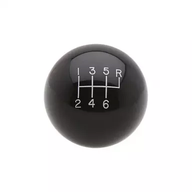 6-Speed Black Shift Ball, 16mm used with Thread Reducers