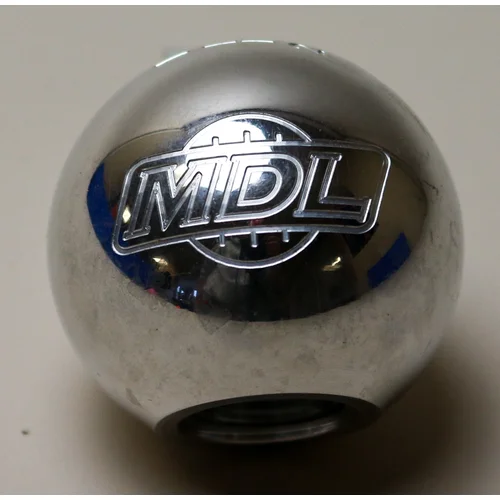 6-Speed Polished Aluminum Shift Ball 16mm thread