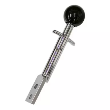 Shift lever, 69-76 Corvette, TKO/TKX/T56 mount, W/Black knob 8.5'** Qty: 5 are Scratch & Dent **