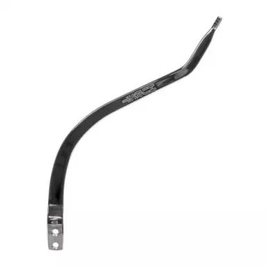 Shift lever, Hurst, Chrome, 10.32" back, 15.5' tall, 3/8"-16 thread