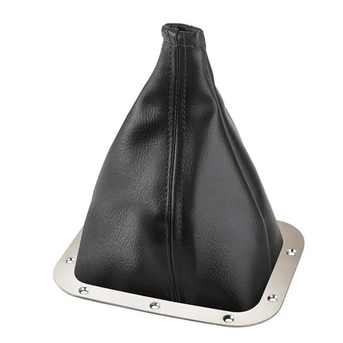 LOKAR Rectangular Naugahyde Shift boot/ Billet Trim Ring