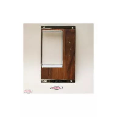 69 Camaro Die-Cast Shift Plate/ w/screws (Rosewood)