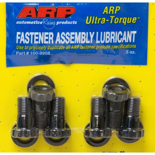 Flywheel Bolt kit, Hex Head, 1/2 x 20 in. x 1 in. ARP w/washers, Pontiac 350-455, (set of 6)