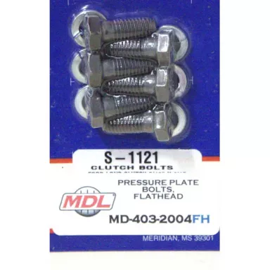 Pressure plate bolt kit, 5/16" Flat head (set of 6)