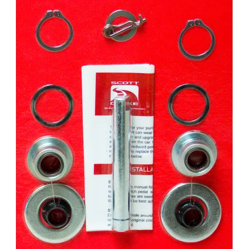 Roller bearing kit, Pedal hanger, w/repair rod, 65-73 Mustang