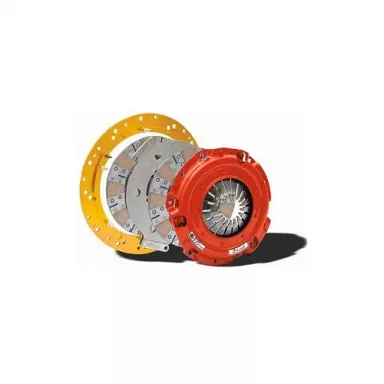 McLeod RXT1000 Clutch Set, Twin disk, Metallic facings, 10 spline, Mustang 2001-UP V8 4.6,5.0,5.4