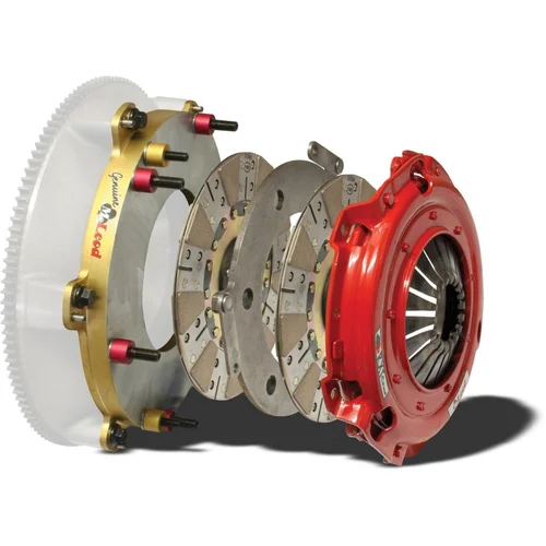 McLeod RXT1200 Clutch Set, Twin Disk, Metallic Facings, 26 Spline, Gold Ring, 11" Metric