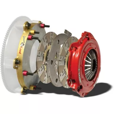 McLeod RXT1200 Clutch Set, Twin Disk, Metallic Facings, 26 Spline, Gold Ring, 11" Metric