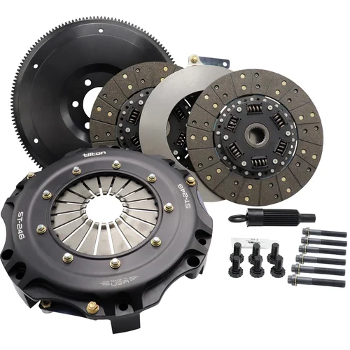 Tilton ST-246 Twin Disk Clutch/Flywheel Assy, Mopar Hemi Gen 3 with GM T-56, 8-Bolt 850Lbs/ft