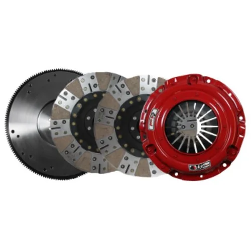 McLeod RXT1000 Clutch Set Sprung Hub 26 Spline, with Steel F/W, LS with 8-Bolt Crank