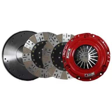 McLeod RXT1200 Clutch Set Sprung Hub 26 Spline, with Steel F/W, LS with 9-Bolt Crank