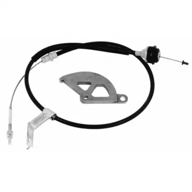 82-95 Mustang Adjustable Clutch cable kit W/alum Quad M-7553-B302