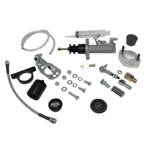 MDL LF Series 64.5-66 Mustang Hydraulic Clutch Master Kit .750 bore, Black Billet Reservoir