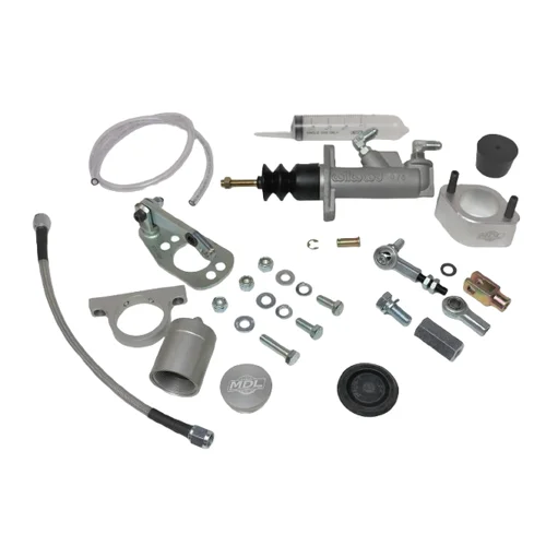 MDL LF Series 64.5-66 Mustang Hydraulic Clutch Master Kit 0.750" Bore, Silver Billet Reservoir