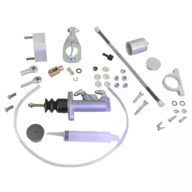 MDL LF Series 67-68 Mustang/Cougar Hydraulic Clutch Master Kit .700" bore, Silver Billet Reservoir
