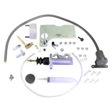 MDL LF Series 62-65 Fairlane Hydraulic Clutch Master Kit .700" Bore, Plastic Reservoir