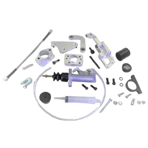 MDL LF Series 79-93 Mustang/Capri Hydraulic Clutch Master Kit, .700" Bore, Black Billet Reservoir