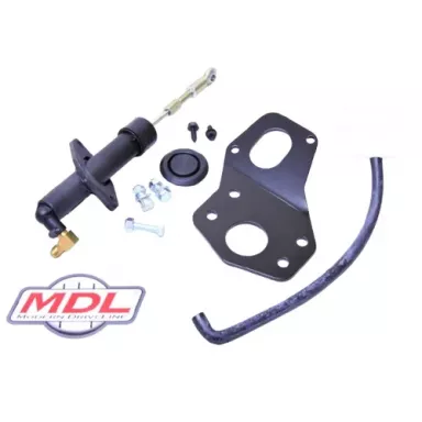 MDL Lf Series 67-69 Camaro/ 68-74 Nova Hyd Clutch Master Kit 0.750" Bore, Black Billet Reservoir.