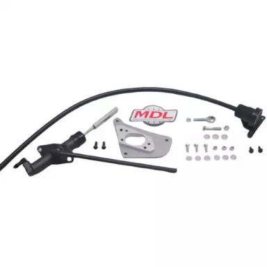 MDL LF Series 62-67 Chevy II Nova Hydraulic Clutch Master Kit .750" bore, Remote Plastic Reservoir