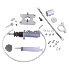 MDL LF Series 57-60 Ford F-Series Hydraulic Clutch Master Kit .700" bore, Silver Billet Reservoir