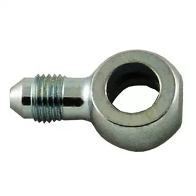Straight Banjo Steel Fitting AN4 to 10mm or 3/8 port (bolt not included)